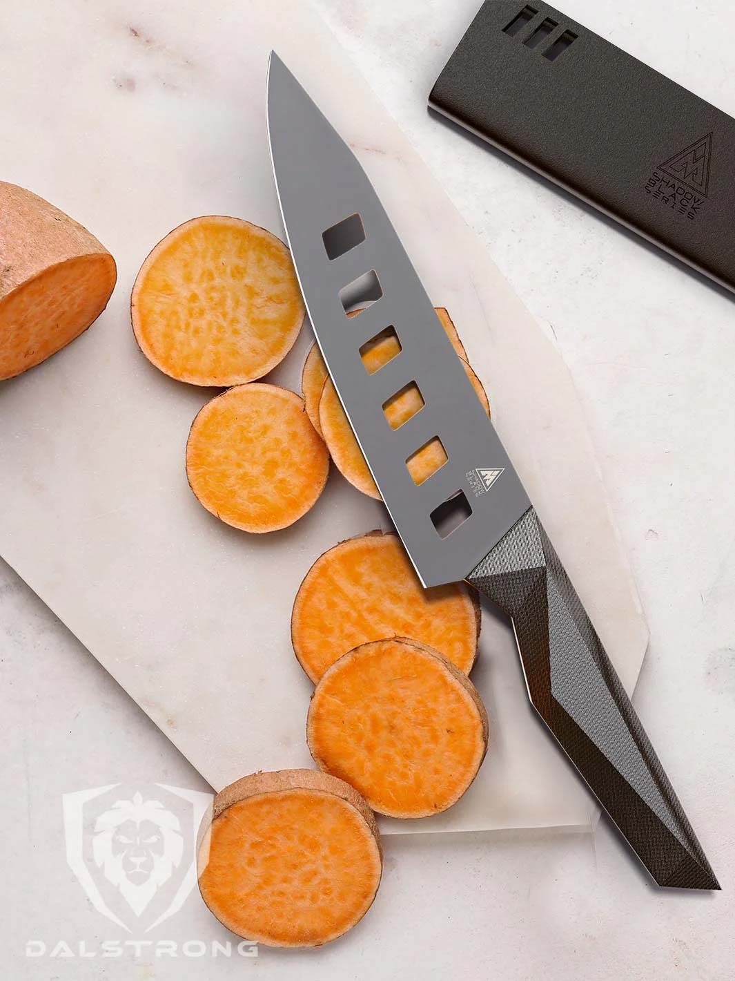 Vegetable Chef's Knife 7" | Shadow Black Series | NSF Certified | Dalstrong © - Image 8