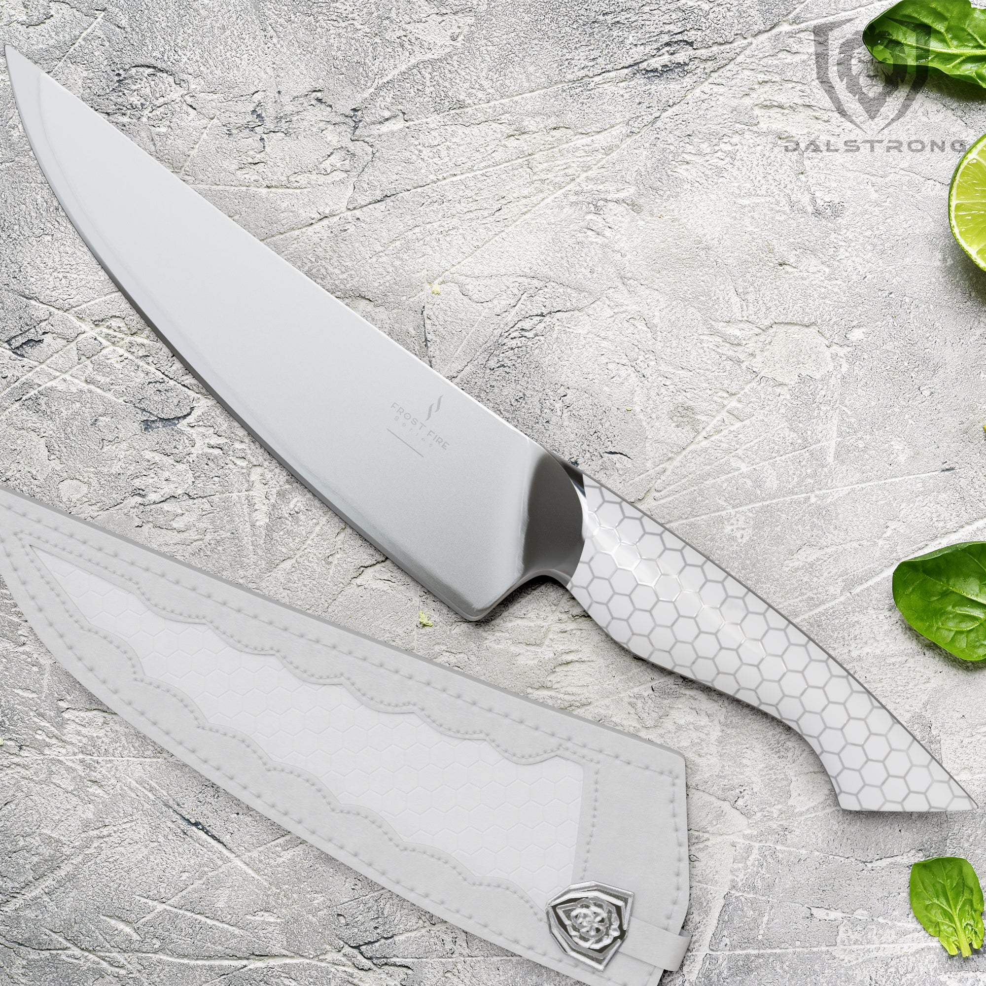 Chef's Knife 8" | Frost Fire Series | NSF Certified Dalstrong © - Image 6